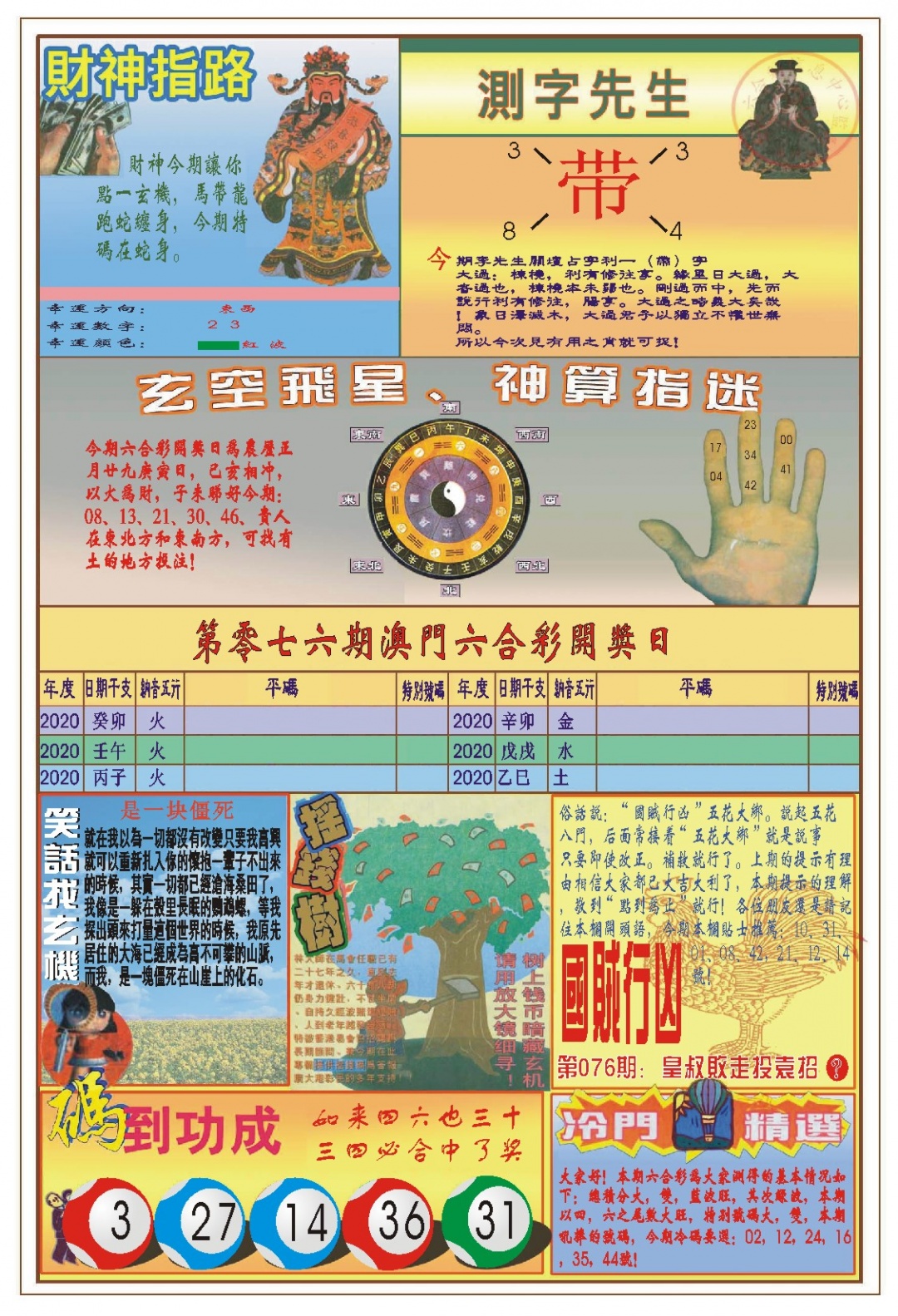 076期(新版)四柱预测B[图]